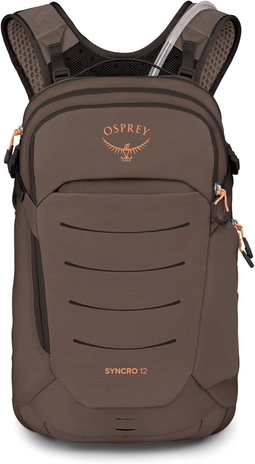 imageOsprey Syncro Mens Hiking Backpack with Hydraulics Reservoir Lightweight Mountain Biking Hydration PackTruffle Brown