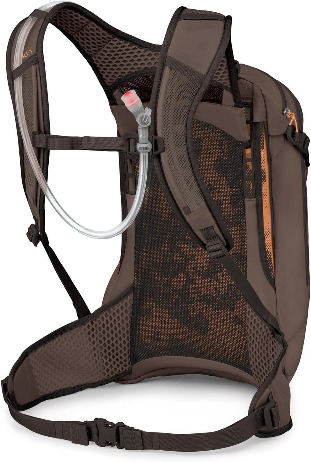 imageOsprey Syncro Mens Hiking Backpack with Hydraulics Reservoir Lightweight Mountain Biking Hydration PackTruffle Brown