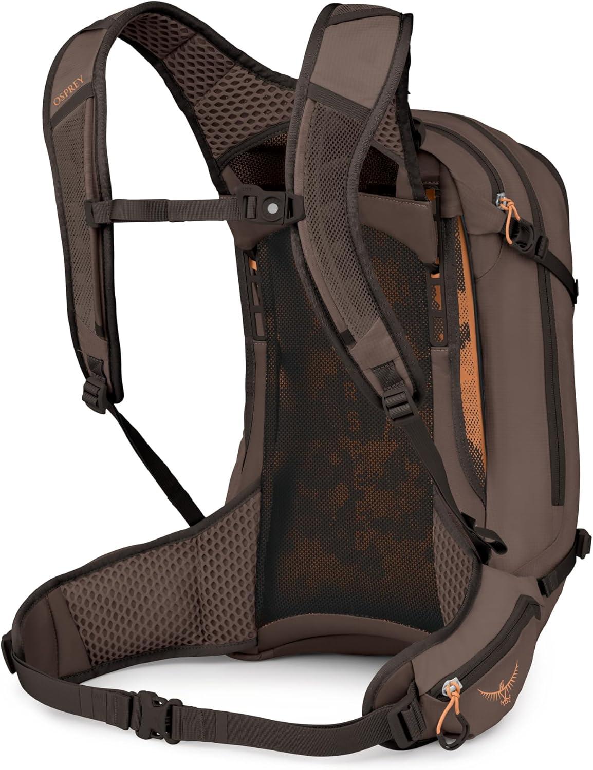 imageOsprey Syncro Mens Hiking Backpack with Hydraulics Reservoir Lightweight Mountain Biking Hydration PackTruffle Brown