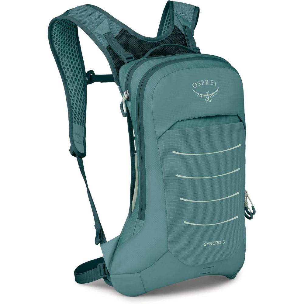 imageOsprey Syncro Mens Hiking Backpack with Hydraulics Reservoir Lightweight Mountain Biking Hydration PackCascade Blue