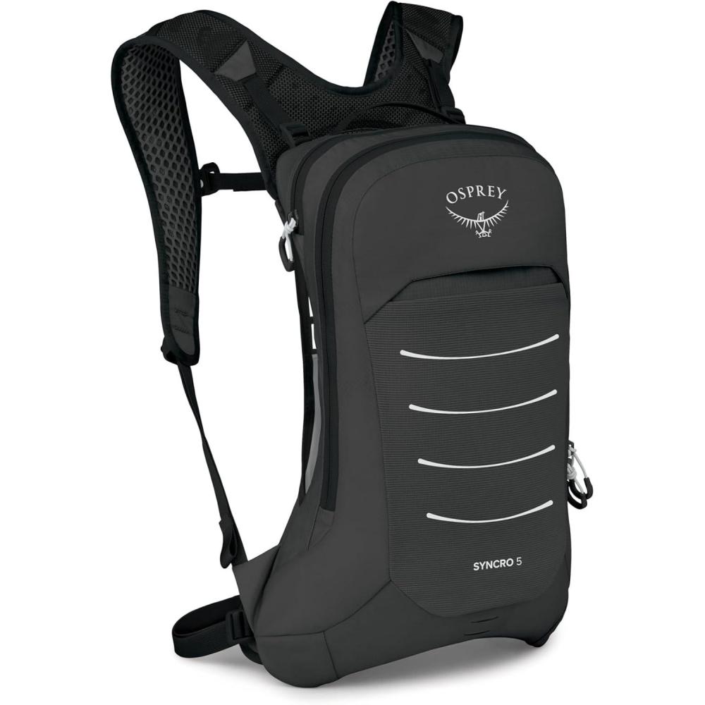 imageOsprey Syncro Mens Hiking Backpack with Hydraulics Reservoir Lightweight Mountain Biking Hydration PackRaven Black