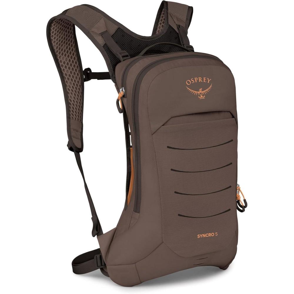 imageOsprey Syncro Mens Hiking Backpack with Hydraulics Reservoir Lightweight Mountain Biking Hydration PackTruffle Brown