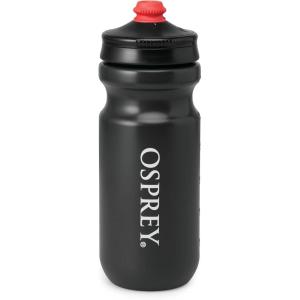 Osprey 20 Oz Bike Bottle – Durable Leak Proof Squeeze Bottle for Biking – Lightweight, Flexible, and Easy to Clean, Black(Black)