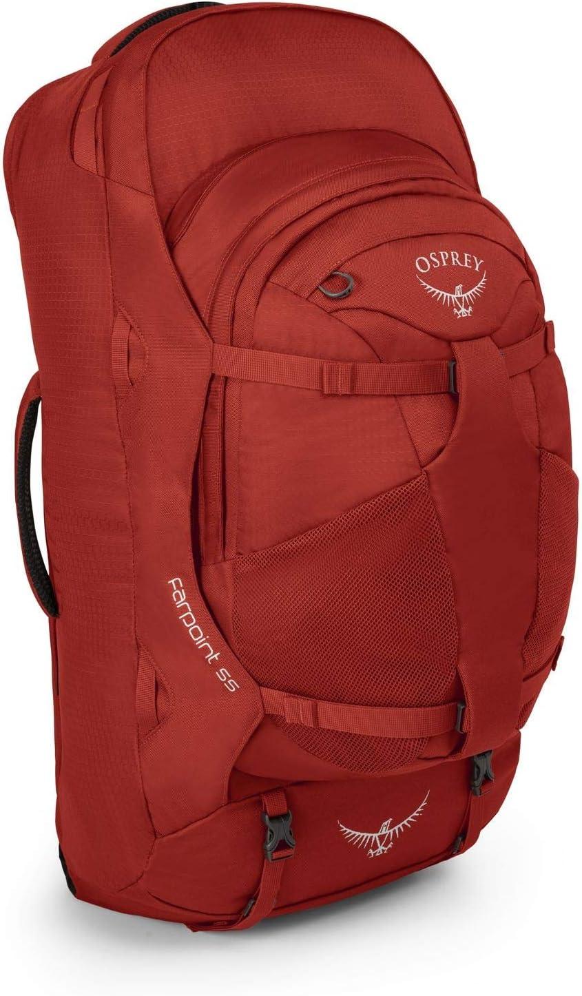 imageOsprey Packs Farpoint 55 Travel BackpackJasper Red