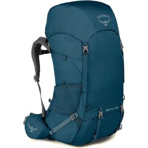 Osprey Renn 50L Women’s Backpacking Backpack, Cinder Grey(Challenger Blue)