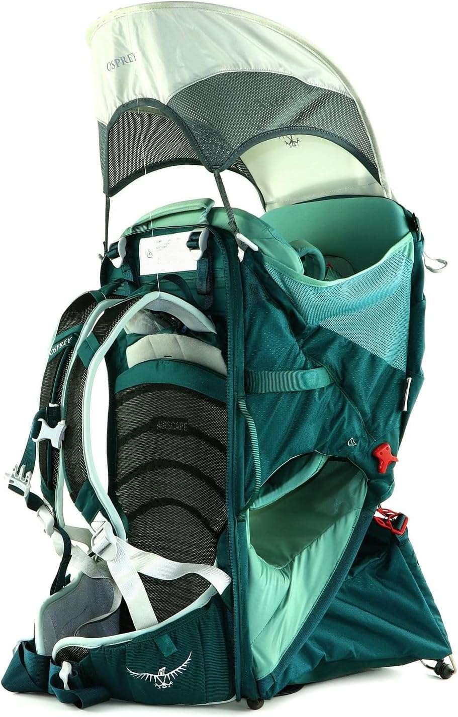 image:imageOsprey Poco LT Lightweight Child Carrier and Backpack for Travel Deep Teal Minimum load 238lbs Maximum load 485lbsDeep Teal