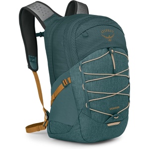 Osprey Quasar 26L Commuter Backpack, Green Tunnel/Brindle Brown(Torrent Blue Heather)