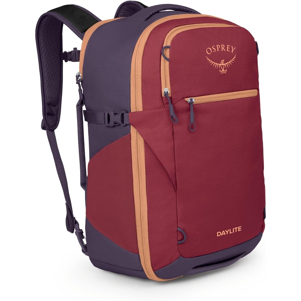 image:imageOsprey Daylite Travel Pack 35 Gravel Tan Multi OSKakio PinkPurple Ink