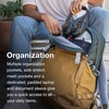 Osprey Nebula Commuter Backpack – Everyday Bag with Laptop Sleeve and Bottle Pockets, Sandy Grey/Olive Tan Heather(Toffee Orange Heather)