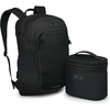 Osprey Axis Campus Laptop Backpack x Hydro Flask 5L Lunch Bag – Everyday Commuter Bundle for Campus and Work, Iris(Black)