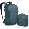 Osprey Axis Campus Laptop Backpack x Hydro Flask 5L Lunch Bag – Everyday Commuter Bundle for Campus and Work, Iris(Cascade)