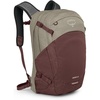 Osprey Nebula Commuter Backpack – Everyday Bag with Laptop Sleeve and Bottle Pockets, Sandy Grey/Olive Tan Heather(Sawdust Tan/Raisin Red)