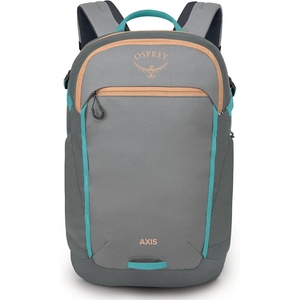 Osprey Axis Laptop Backpack – Sleek Everyday Pack with Laptop Sleeve, Water Bottle Pockets & Compression Straps(Medium Grey/Coal Grey)