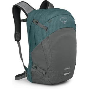 Osprey Nebula Commuter Backpack – Everyday Bag with Laptop Sleeve and Bottle Pockets, Sandy Grey/Olive Tan Heather(Cascade Blue/Coal Grey Heather)