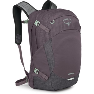 Osprey Nebula Commuter Backpack – Everyday Bag with Laptop Sleeve and Bottle Pockets, Sandy Grey/Olive Tan Heather(Graphite-purple Heather)