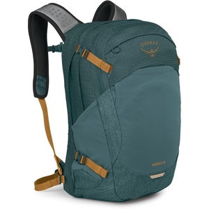 Osprey Nebula Commuter Backpack – Everyday Bag with Laptop Sleeve and Bottle Pockets, Sandy Grey/Olive Tan Heather(Torrent Blue Heather)